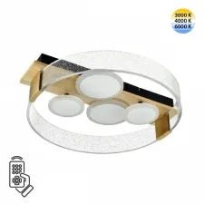 7742/40L SN Светильник LED 40Вт 470х420 3000-6500K 220В IP20 MITRA LED