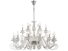 NEWPORT 8570 8576+12/C chrome , Люстра , Chrome Clear crystal glass D103*H64,5/200 cm E14 18*40W