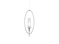 NEWPORT 4580 4581/S chrome ,Подвесной светильник , Chrome Clear crystal L15*H44,5/250 cm G9 1*25W