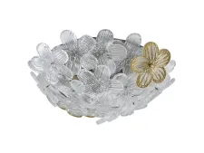 NEWPORT 3660 3669/PL , Потолочный светильник, Champagne gold Clear glass D53*H16 cm G9 9*40W