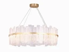 NEWPORT 10830 10830/80 new , Люстра, Brass Clear glass D80*H30 cm LED 140W 3000K 12600Lm