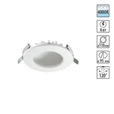 358275 NT Светильник 8Вт 4000К 100-240В IP20 SPOT