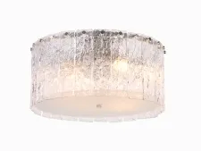 NEWPORT 10820 10826/PL , Потолочный светильник, Nickel Clear crystal D40*H20 cm E14 6*25W