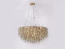 NEWPORT 10900 10933/C gold , Люстра, Polished champagne gold Clear crystal D85*H36/136 cm G9 33*40W
