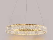 NEWPORT 8240 8240/60 gold , Люстра, Gold Сlear crystal D60*H7,6/500 cm LED 36W 3100K 3960Lm